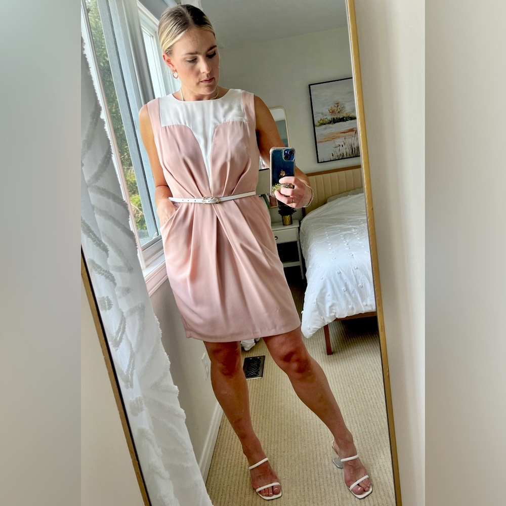 Atmosphere Blush & Cream Cocktail Dress